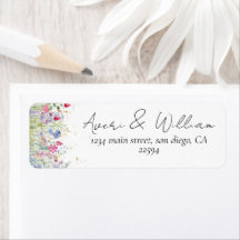 Jardin Fleur aquarelle Mariage photo moderne