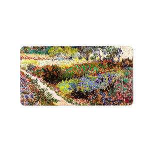 Étiquette Jardin Floral Van Gogh À Arles Art Floral