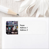 Étiquette Jauges colorées sur le moteur d'incendie (En situation)