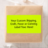 Étiquette Jaune néon, haute visibilité (En situation)