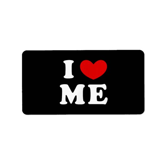 ÉTIQUETTE JE M'AIME (Devant)