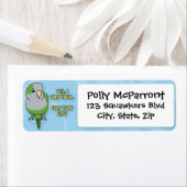 Étiquette Je Peux Parler Quaker Parakee (En situation)