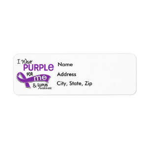 Étiquette Je porte le pourpre pour moi 42 lupus