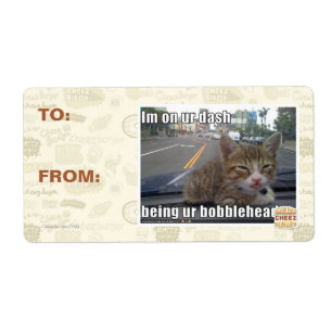 Étiquette Je suis sur votre tiret