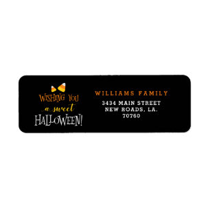 Étiquette Je Vous Souhaite Une Bonne Halloween