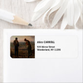 Étiquette Jean-François Millet - L'Angelus (En situation)