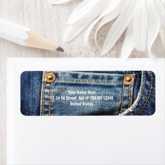 Étiquette Jeans (En situation)