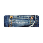 Étiquette Jeans (Devant)