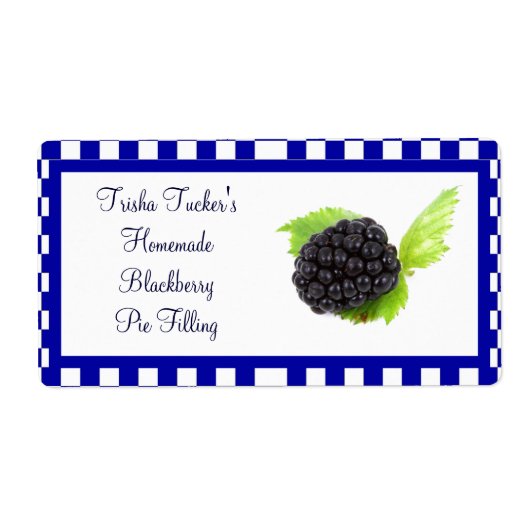 Étiquette Jelly maison/Étiquette de confiture (Devant)