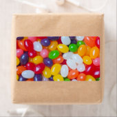 Étiquette Jellybeans Arrière - plan - Jelly Beans de Pâques (En situation)