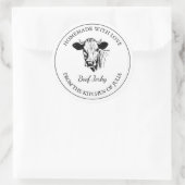 Étiquette Jerky Beef fait maison (Sac)