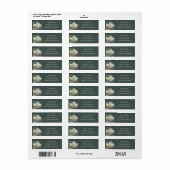 Étiquette Jesus Christ Easter Religious Watercolor (Feuille entière)