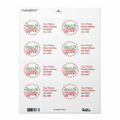 Étiquette Jésus est la raison de la saison de Noël (Feuille entière)