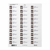 Étiquette Jésus est Notre Sauveur (Feuille entière)