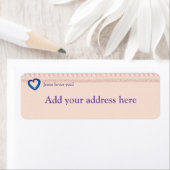 Étiquette Jésus t'aime ! (En situation)