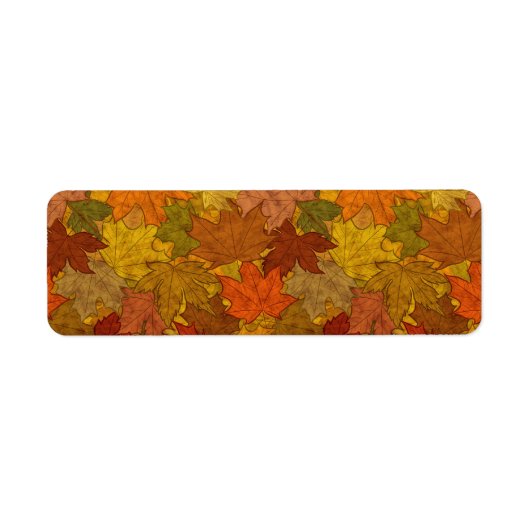 Étiquette Jeton d'automne (Devant)