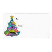 Étiquette Jeu de Noël (Devant)