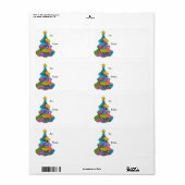 Étiquette Jeu de Noël (Feuille entière)