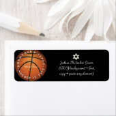 Étiquette ✡ Jeu PixDezines ! Barre de basket Mitzvah (En situation)