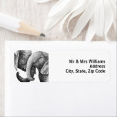 Étiquette Jeunes éléphants africains (En situation)