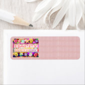 Étiquette JEUX anniversaire Joyeux anniversaire Joyeux teint (En situation)