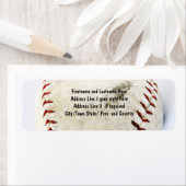 Étiquette Jeux de baseball ou de softball vintages (En situation)