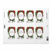 ÉTIQUETTE JEUX SOUHAITS DE NOËL (Feuille entière)