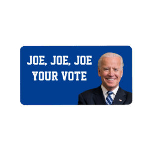 Étiquette Joe, Joe, Joe Votre Vote