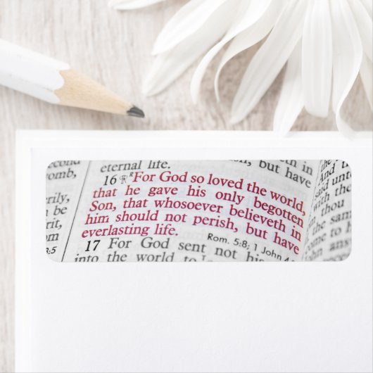 Étiquette John 3:16 (En situation)