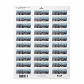 Étiquette John Hancock Centre Et Trump Tower, Chicago (Feuille entière)