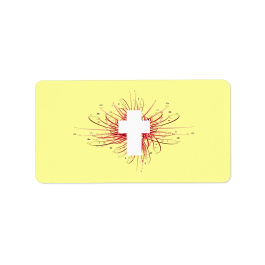 Étiquette JOIE ! dans la Croix (Devant)