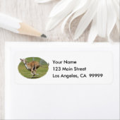 Étiquette Joie de courir dans l'herbe (En situation)