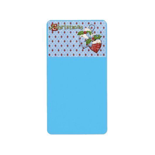 Étiquette Joie de Noël (Devant)