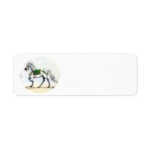 Étiquette Jol Christmas Islandais Horse