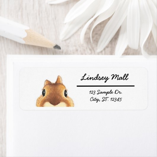 Étiquette Joli Bunny (En situation)