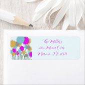 Étiquette Joli Fleur sauvage (En situation)