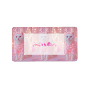 Étiquette Joli Kit Réveillon Lumineux Fantaisie d'Hiver