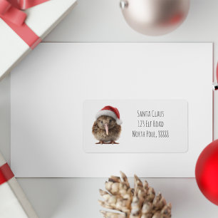 Étiquette Joli Kiwi de Noël, coutume