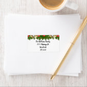 Étiquette Joli Noël Ornements Retourner Adresse Label (En situation)