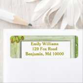 Étiquette Joli vert clair (En situation)