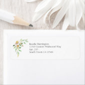 Étiquette Jolie miel Daisy Aquarelle Florale (En situation)