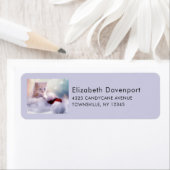 Étiquette Jolie photo Christmas Kitten (En situation)