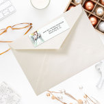 Étiquette Jolie prière Little Angel Adresse de retour<br><div class="desc">Mignonne,  petite fille,  ange en prière avec ailes blanches,  robe blanche,  et halo jaune. Elle a les cheveux blonds,  ses mains sont pliées dans la prière. Terminez votre commande avec notre modèle.</div>