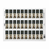 Étiquette Jolie Sorcière Whimsical Halloween Adresse de reto (Feuille entière)