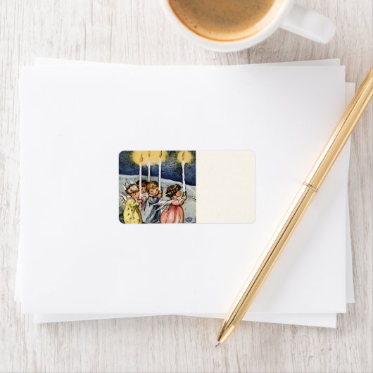 Étiquette jolis anges (En situation)