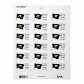 Étiquette jolly roger (Feuille entière)