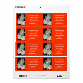 Étiquette Jonquil Flower - Ecclesiastes 3:1 (Feuille entière)