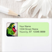 Étiquette Jouet rouge (En situation)