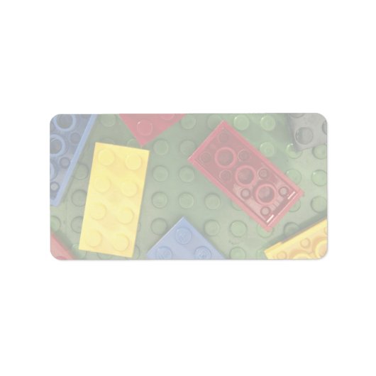 Étiquette Jouets colorés pour enfants (Devant)