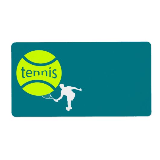 Étiquette Joueur de tennis (Devant)